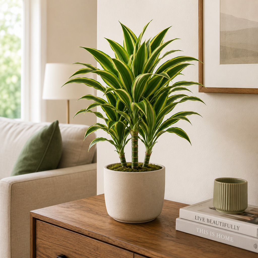 Warneckii Dracaena (Dracaena fragrans ‘Warneckii’)